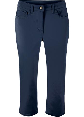 Pantaloni superstretch 3/4 cu talie confortabilă