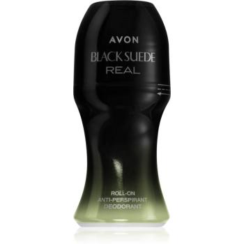 Avon Black Suede Real Deodorant roll-on pentru bărbați 50 ml