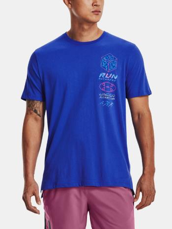 Under Armour Run Anywhere Tricou Albastru