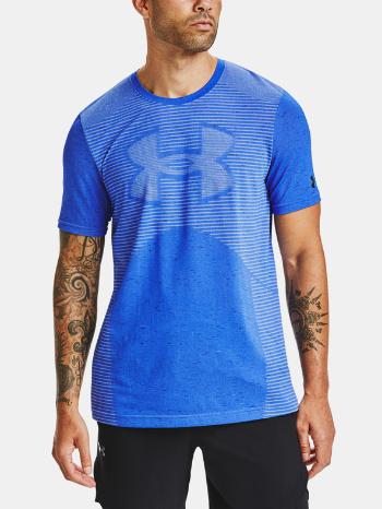 Under Armour Seamless Logo SS Tricou Albastru