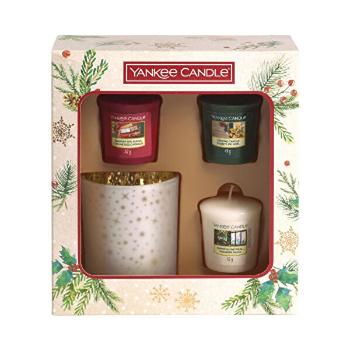 Yankee Candle Set cadou de lumânări votive  magical Christmas Morning 3 x 49 g