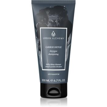 Urban Alchemy Opus Magnum Carbon Detox șampon detoxifiant pentru curățare pentru toate tipurile de păr 200 ml