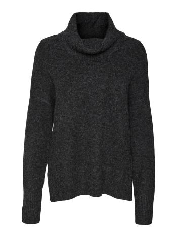 Vero Moda Pulover pentru femei Regular Fit 10231324 Black MELANGE M