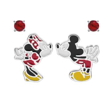 Disney Set de cercei din argint Mickey and Minnie Mouse SS00004SRRL.CS