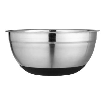 Bol din oțel inoxidabil cu bază antiderapantă Wenko Black Outdoor Kitchen Aru, 4 l