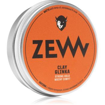 Zew For Men Hemp Matte Clay gel pentru aranjarea parului cu ulei de canepa 100 ml