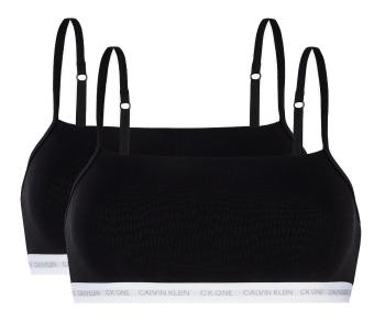 Calvin Klein 2 PACK - sutien pentru femei CK One Bralette QF6040E-001 Black/Black XS