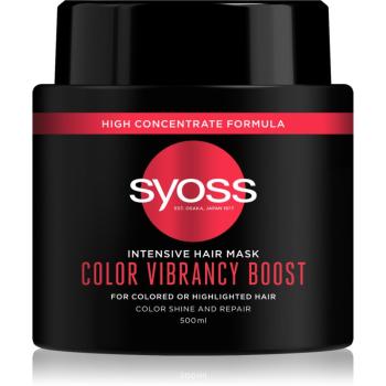 Syoss Color Boost masca de par hranitoare pentru o culoare stralucitoare 500 ml