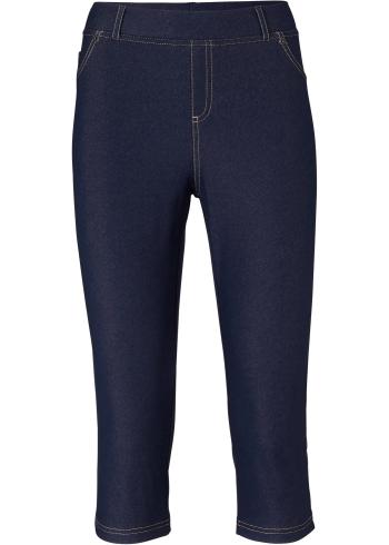 Colanţi capri cu aspect denim