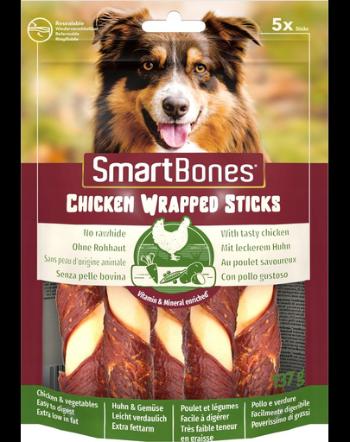 SmartBones Chicken Wrap Sticks Medium recompense pentru câini de talie medie 5 buc.