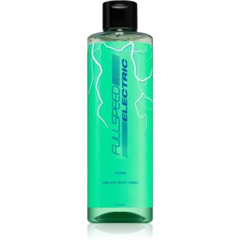 Avon Full Speed Electric gel parfumat pentru duș 2 in 1 pentru bărbați 250 ml