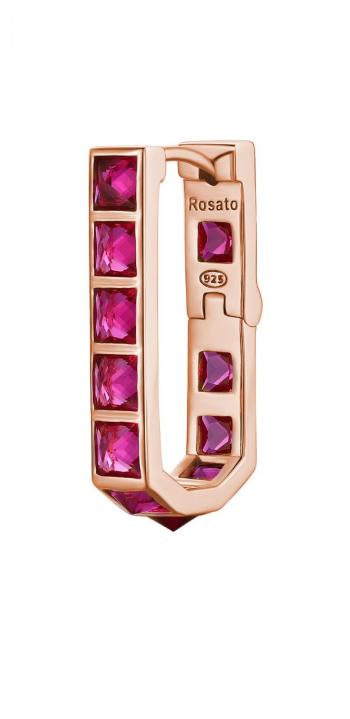 Rosato Cercel modern single din bronz cu zircon Cubica RZCU87