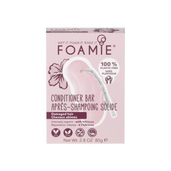 Foamie Balsam solid pentru părul deteriorat Hibiskiss (Conditioner Bar) 80 g