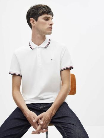 Celio Necetwo Polo Tricou Alb