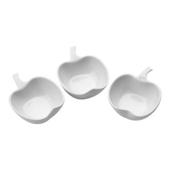 Set 3 boluri servire porțelan Premier Housewares Apple Shape