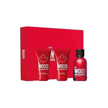 Dsquared² Red Wood - EDT 50 ml + gel de duș 50 ml + loțiune de corp 50 ml