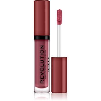 Makeup Revolution Sheer Brillant lip gloss culoare 114 White Wedding 3 ml