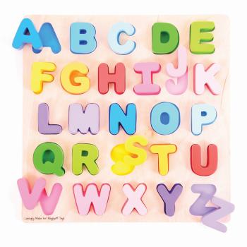 Bigjigs Baby Alphabet litere mari