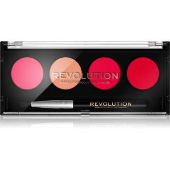 Makeup Revolution Graphic Liners tus de ochi cu pensula culoare Pretty Pink 5,4 g