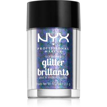 NYX Professional Makeup Glitter Goals sclipici pentru față și corp culoare 11 Violet 2.5 g