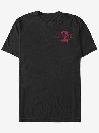 ZOOT.Fan Netflix Logo Stranger Things Tricou Negru