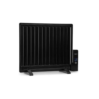 OneConcept Wallander, radiator pe ulei, 600 W, termostat, încălzitor de ulei, ultra-plat, negru