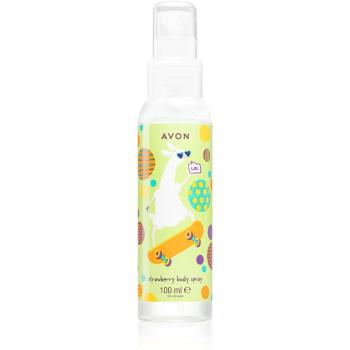 Avon Lama Dude spray de corp racoritor cu aroma de capsuni pentru copii 100 ml