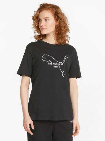 Puma Her Tricou Negru