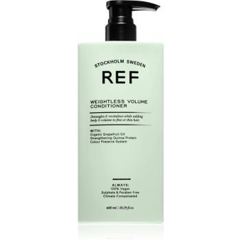 REF Weightless Volume Conditioner Balsam pentru par fin si moale. volum de la radacini 600 ml