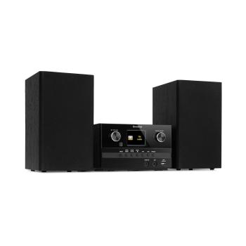 Auna Connect System S, sistem stereo + boxe, 20 W max., internet/DAB+, negru