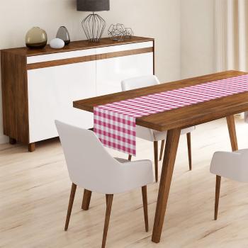 Napron pentru masă Minimalist Cushion Covers Pink Flannel, 45 x 140 cm