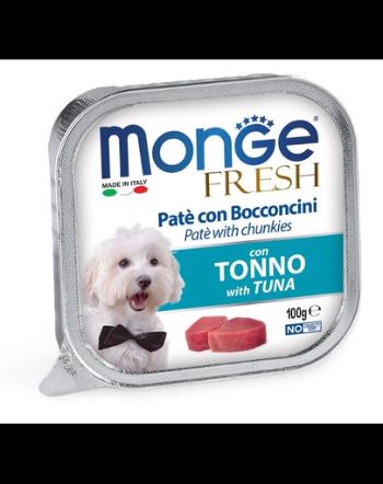 MONGE Fresh hrană umedă pentru câini sub formă de pate, cu ton 100 g