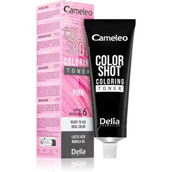 Delia Cosmetics Cameleo Color Shot toner color pentru păr culoare PINK 60 ml