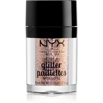 NYX Professional Makeup Glitter Goals sclipici metalic pentru față și corp culoare 04 Goldstone 2.5 g