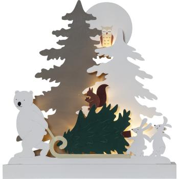 Decorațiune luminoasă albă  de  Crăciun Forest Friends – Star Trading