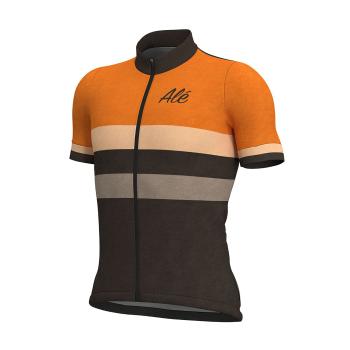 ALÉ VINTAGE MERINO tricou - orange/black 135g