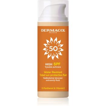 Dermacol Sun Water Resistant impermeabil lichid de tonifiere a pielii cu o protectie UV ridicata SPF 50 50 ml