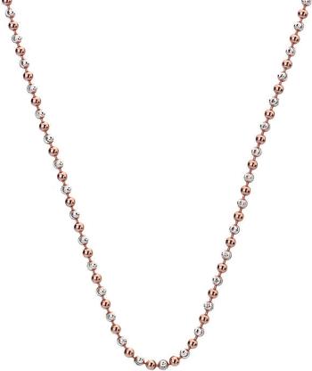 Hot Diamonds Lănțișor din argint Emozioni Silver and Rose Gold Bead CH020