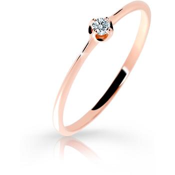 Cutie Diamonds Inel din aur roz cu diamantDZ6729-2931-00-X-4 58 mm