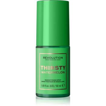 Makeup Revolution Neon Heat spray pentru fixare cu efect de hidratare Parfum Thirsty Watermelon 50 ml