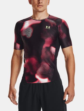 Under Armour UA Iso-Chill Prtd Comp SS Tricou Negru