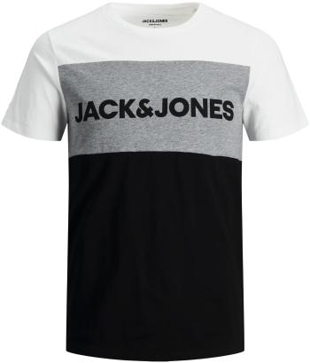 Jack&Jones Tricou pentru bărbați JJELOGO Regular Fit 12173968 White S