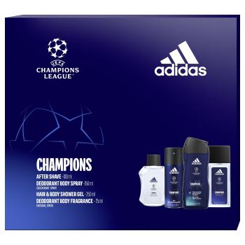 Adidas Champions League - aftershave 100 ml + gel de dus 250 ml + deodorant spray 150 ml + deodorant cu pulverizator 75 ml