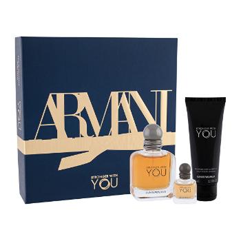 Armani Emporio Armani Stronger With You - EDT 50 ml + gel de duș 75 ml + EDT 7 ml