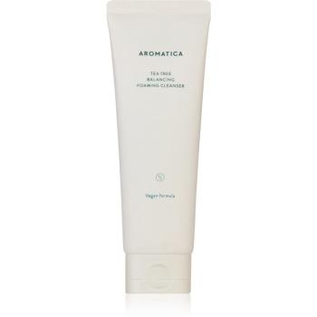 AROMATICA Tea Tree Balancing gel de curatare spumant pentru ten gras si problematic 180 g