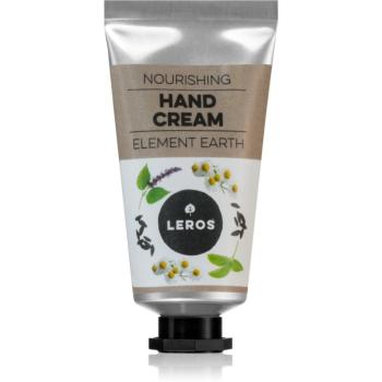 Leros Element Earth patchouli & tonka beans cremă hrănitoare pentru mâini unt de shea 30 ml