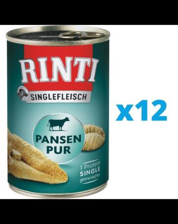 RINTI Singlefleisch Rumen Pure hrana monoproteica, cu rumen de vita 12 x 800 g