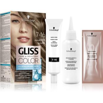 Schwarzkopf Gliss Color Culoare permanenta pentru par culoare 7-16 Cool Ash Blonde 1 buc