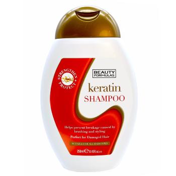 Beauty Formulas Șampon cu keratină pentru păr deteriorat (Keratin Shampoo) 250 ml