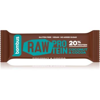 Bombus Raw Protein bară de proteine aroma Coconut & Cocoa 50 g